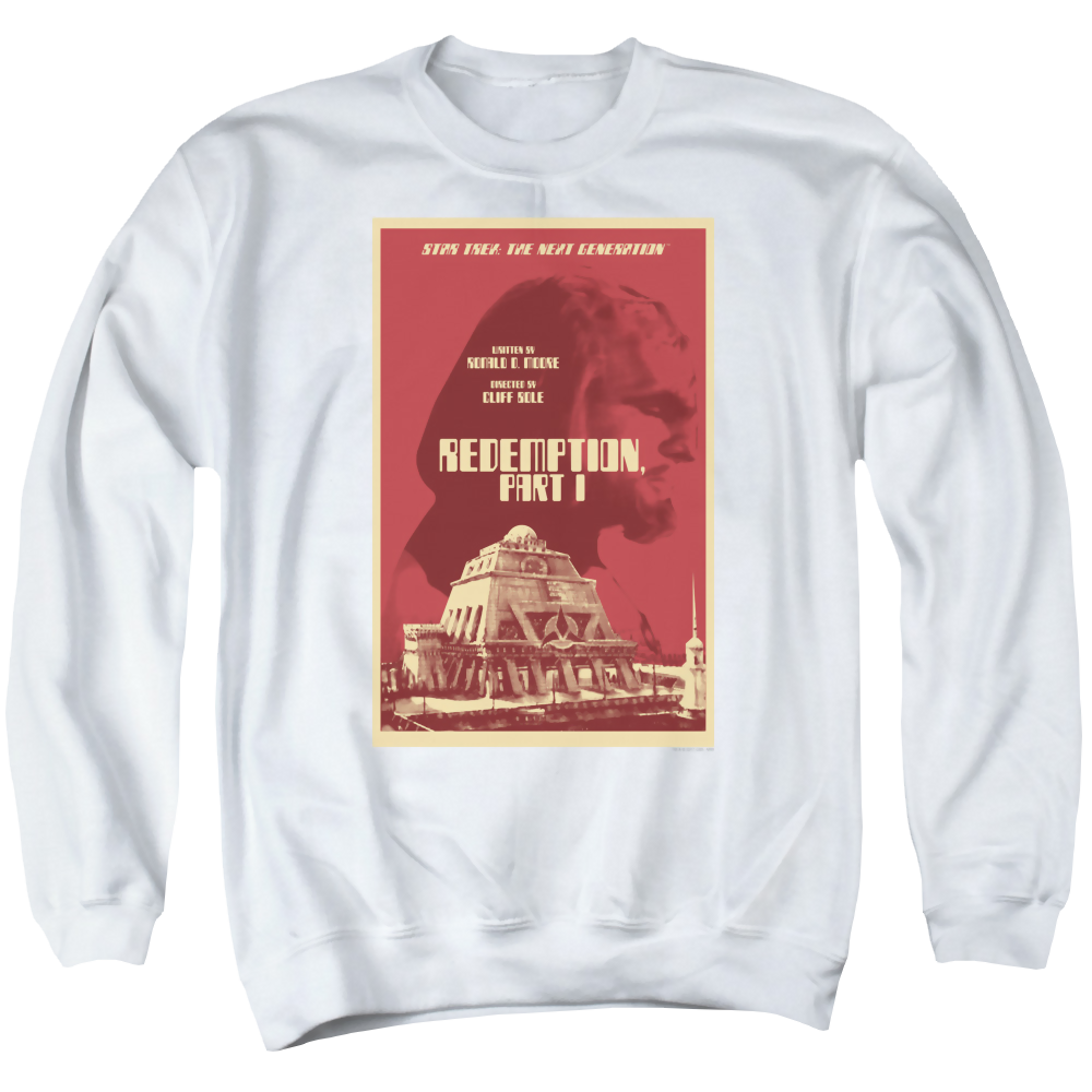 Star Trek The Next Generation Tng S4 Ep26 - Men's Crewneck Sweatshirt Men's Crewneck Sweatshirt Star Trek   