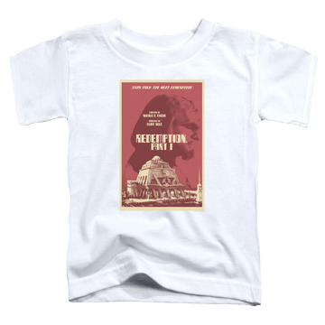 White toddler t-shirt with Star Trek The Next Generation Tng Season 4 Episode 26 graphic