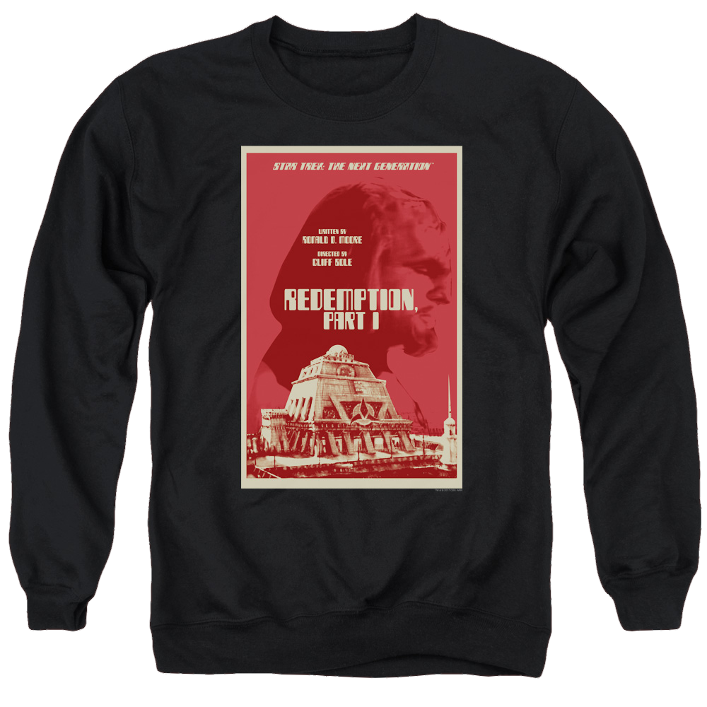 Star Trek The Next Generation Tng S4 Ep26 - Men's Crewneck Sweatshirt Men's Crewneck Sweatshirt Star Trek   