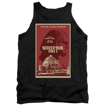 Black men's tank with Star Trek The Next Generation Tng Season 4 Episode 26 graphic