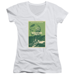 Star Trek The Next Generation Tng Season 5 Episode 1 - Juniors V-Neck T-Shirt Juniors V-Neck T-Shirt Star Trek   