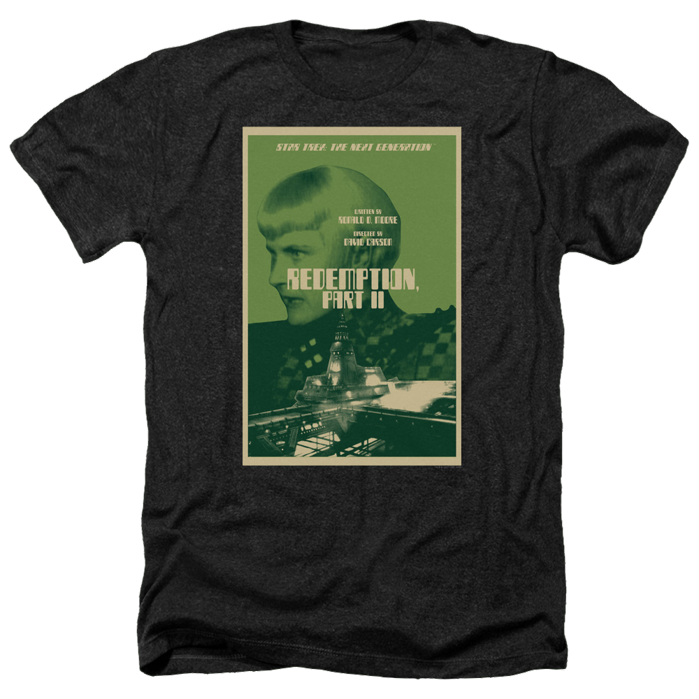 Star Trek The Next Generation Tng Season 5 Episode 1 - Men's Heather T-Shirt Men's Heather T-Shirt Star Trek   