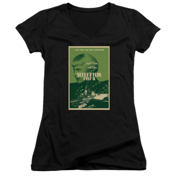 Star Trek The Next Generation Tng Season 5 Episode 1 - Juniors V-Neck T-Shirt Juniors V-Neck T-Shirt Star Trek   