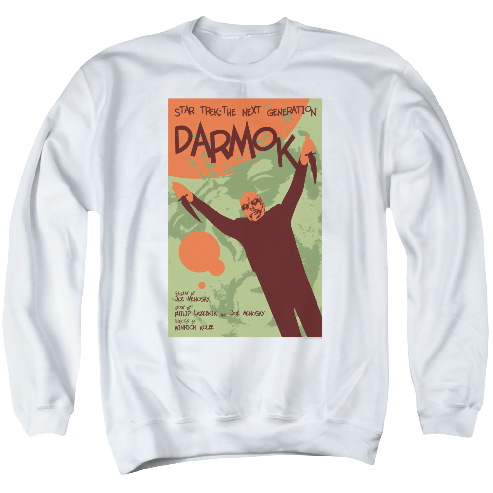 Star Trek The Next Generation Tng S5 Ep2 - Men's Crewneck Sweatshirt Men's Crewneck Sweatshirt Star Trek   