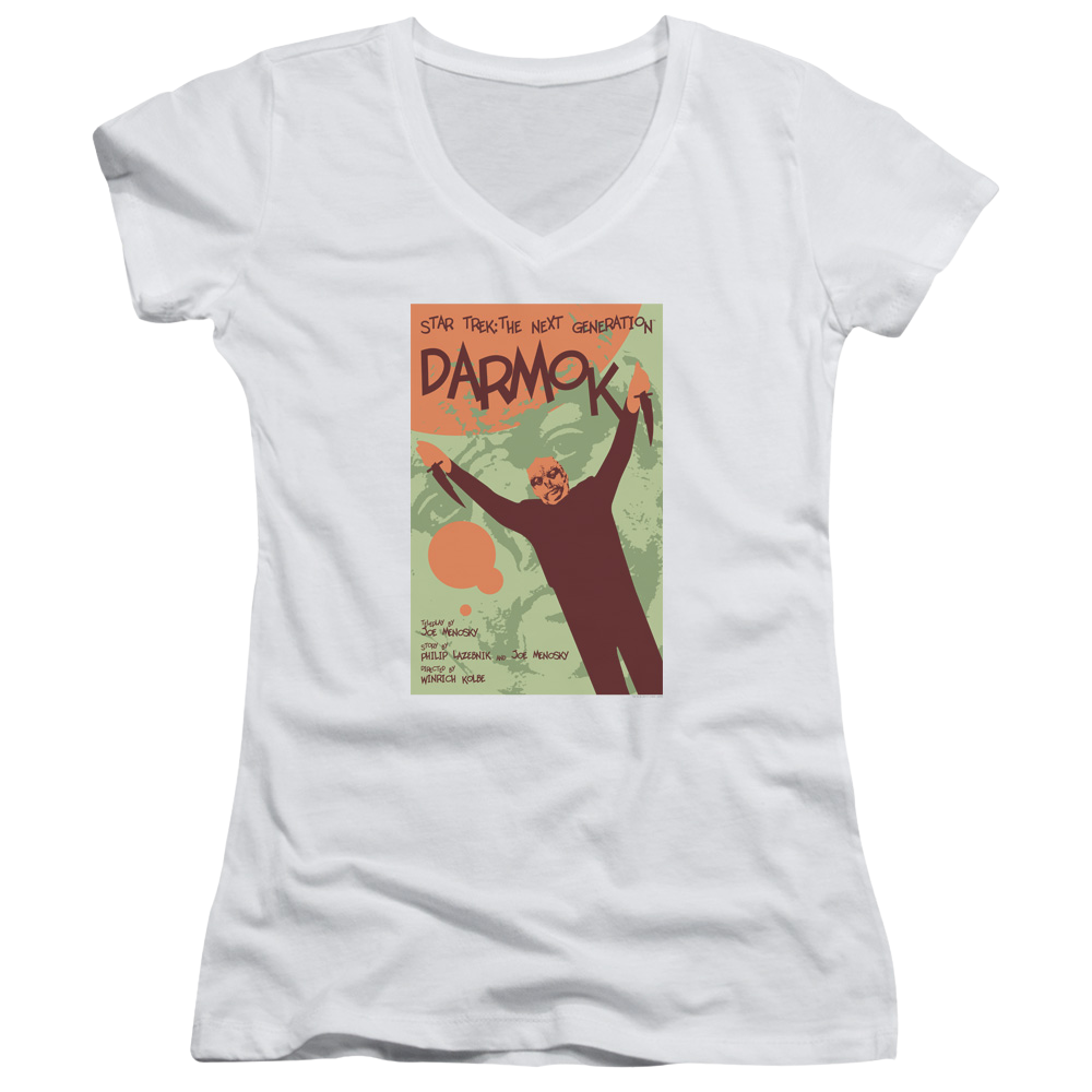 Star Trek The Next Generation Tng Season 5 Episode 2 - Juniors V-Neck T-Shirt Juniors V-Neck T-Shirt Star Trek   