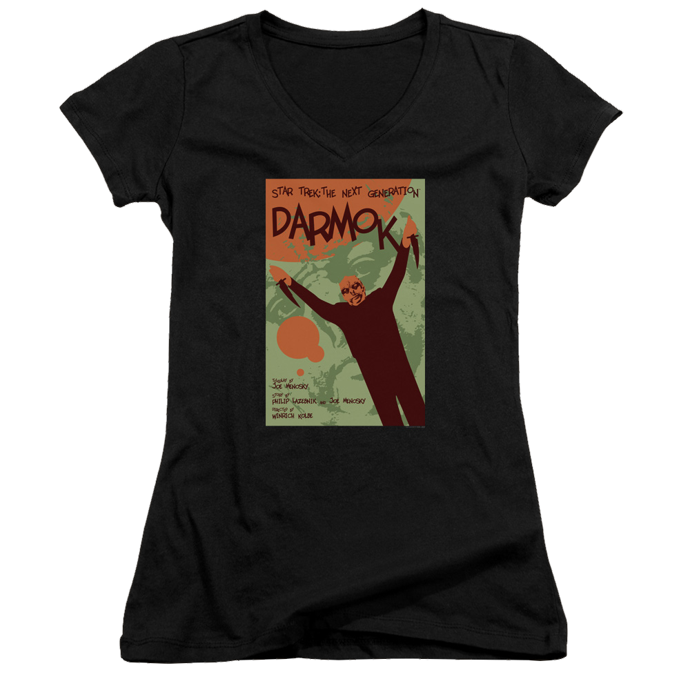 Star Trek The Next Generation Tng Season 5 Episode 2 - Juniors V-Neck T-Shirt Juniors V-Neck T-Shirt Star Trek   