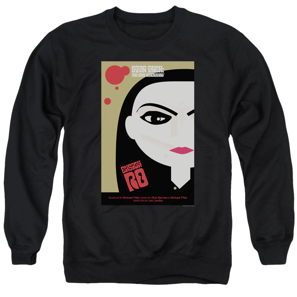 Star Trek The Next Generation Tng S5 Ep3 - Men's Crewneck Sweatshirt Men's Crewneck Sweatshirt Star Trek   