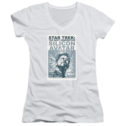 Star Trek The Next Generation Tng Season 5 Episode 4 - Juniors V-Neck T-Shirt Juniors V-Neck T-Shirt Star Trek   