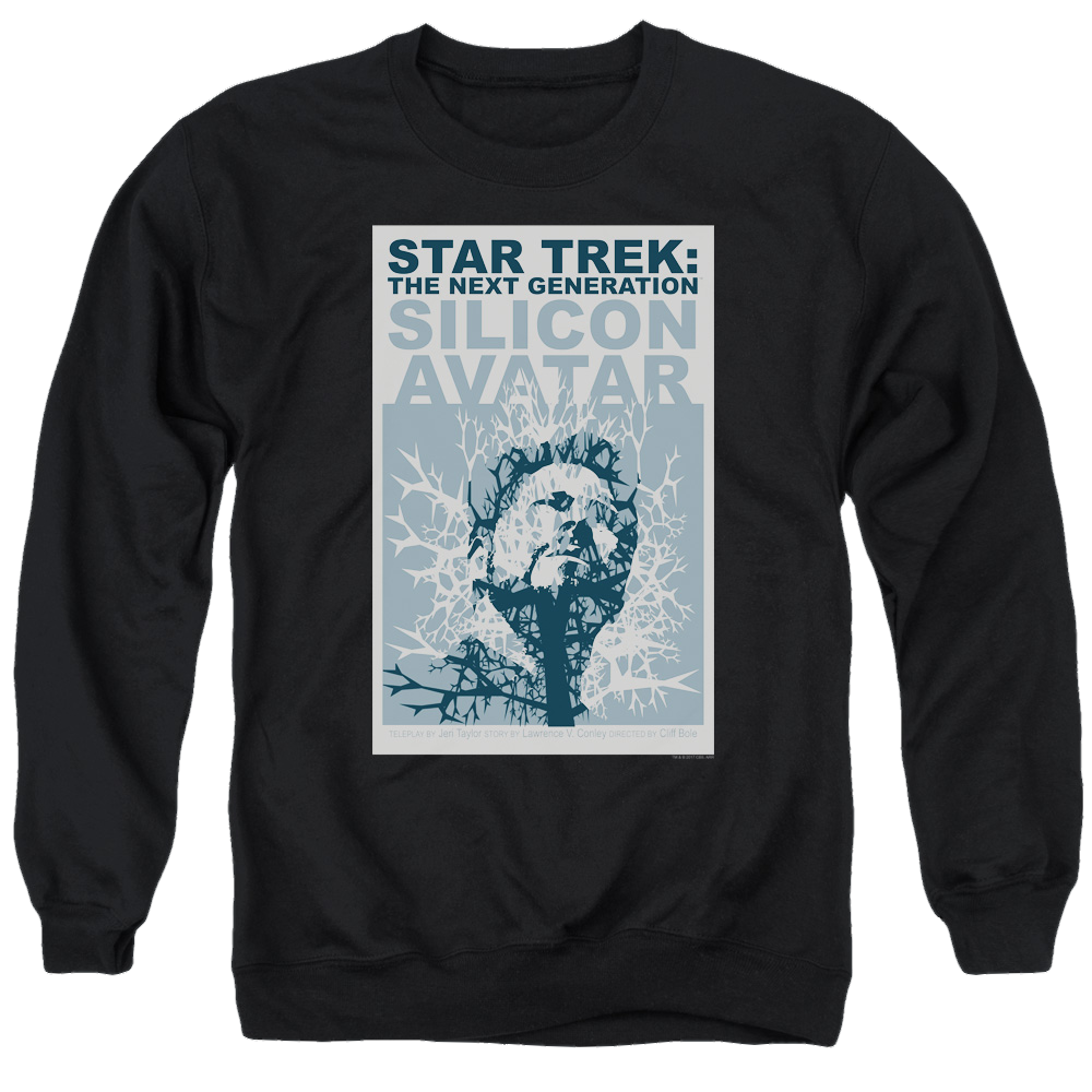 Star Trek The Next Generation Tng S5 Ep4 - Men's Crewneck Sweatshirt Men's Crewneck Sweatshirt Star Trek   
