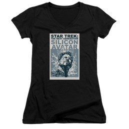 Star Trek The Next Generation Tng Season 5 Episode 4 - Juniors V-Neck T-Shirt Juniors V-Neck T-Shirt Star Trek   