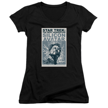 Star Trek The Next Generation Tng Season 5 Episode 4 - Juniors V-Neck T-Shirt Juniors V-Neck T-Shirt Star Trek   