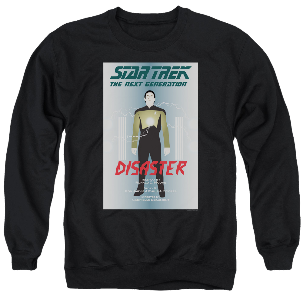 Star Trek The Next Generation Tng S5 Ep5 - Men's Crewneck Sweatshirt Men's Crewneck Sweatshirt Star Trek   