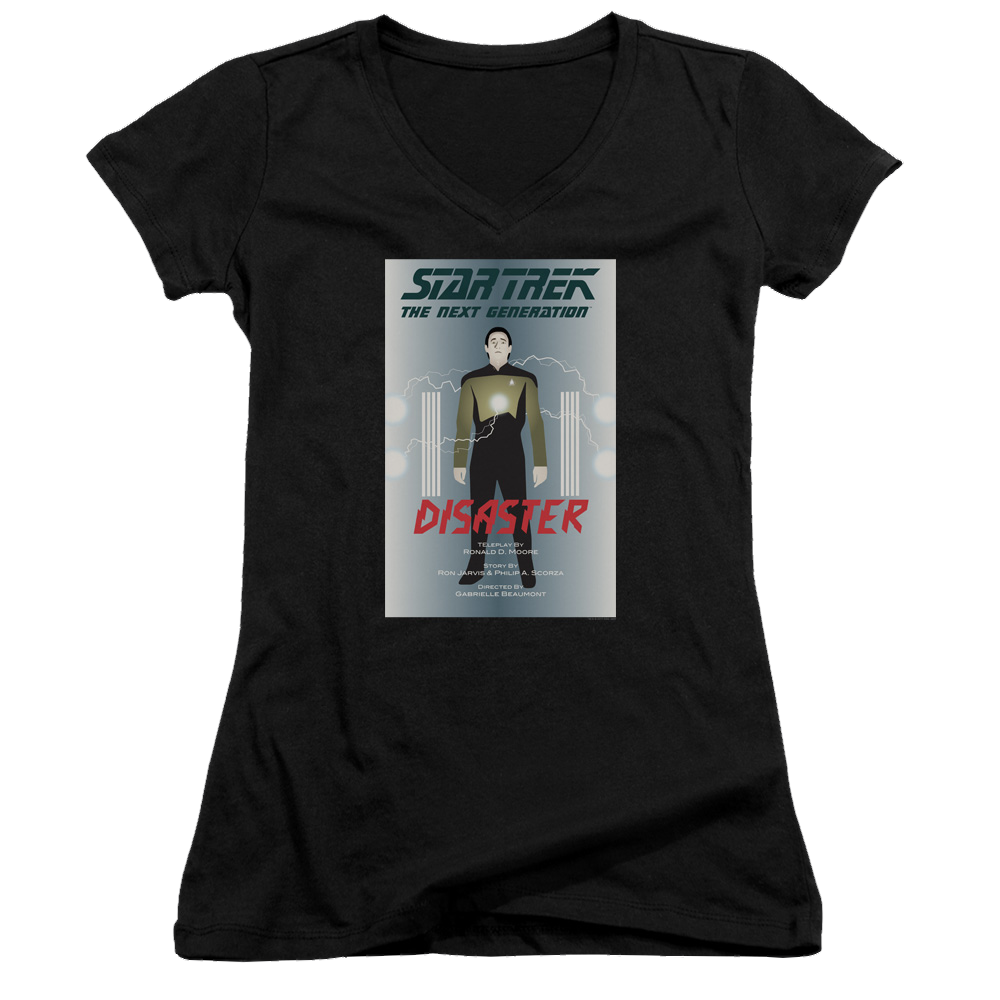 Star Trek The Next Generation Tng Season 5 Episode 5 - Juniors V-Neck T-Shirt Juniors V-Neck T-Shirt Star Trek   