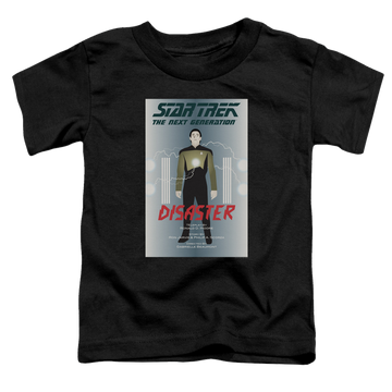 Black toddler t-shirt with Star Trek The Next Generation Tng Season 5 Episode 5 graphic