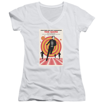 Star Trek The Next Generation Tng Season 5 Episode 6 - Juniors V-Neck T-Shirt Juniors V-Neck T-Shirt Star Trek   