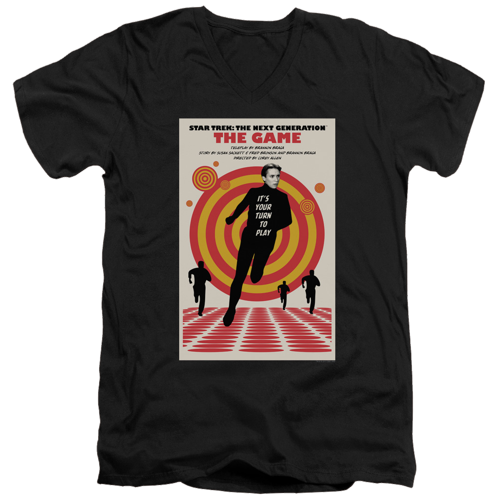 Star Trek The Next Generation Tng Season 5 Episode 6 - Men's V-Neck T-Shirt Men's V-Neck T-Shirt Star Trek   
