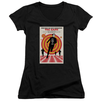 Star Trek The Next Generation Tng Season 5 Episode 6 - Juniors V-Neck T-Shirt Juniors V-Neck T-Shirt Star Trek   