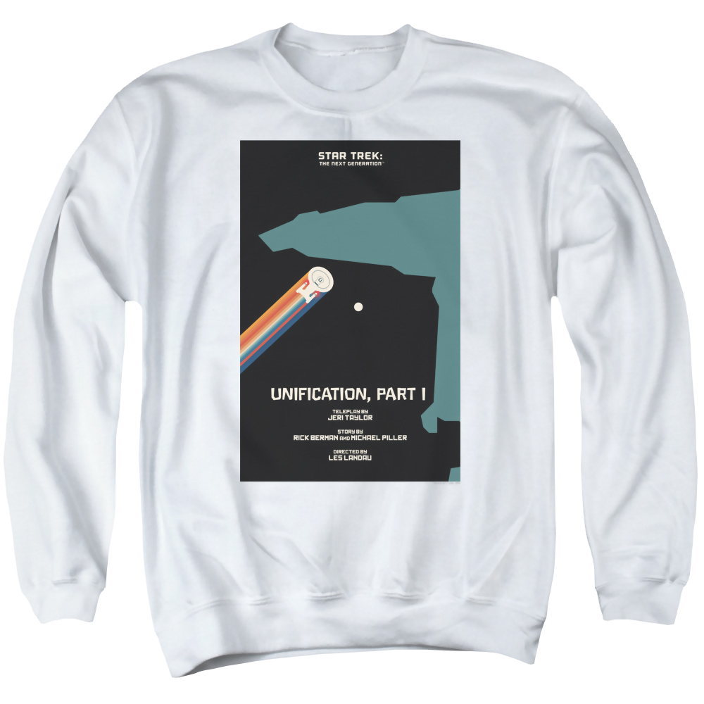 Star Trek The Next Generation Tng S5 Ep7 - Men's Crewneck Sweatshirt Men's Crewneck Sweatshirt Star Trek   