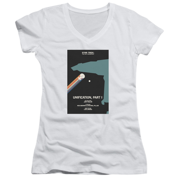 Star Trek The Next Generation Tng Season 5 Episode 7 - Juniors V-Neck T-Shirt Juniors V-Neck T-Shirt Star Trek   