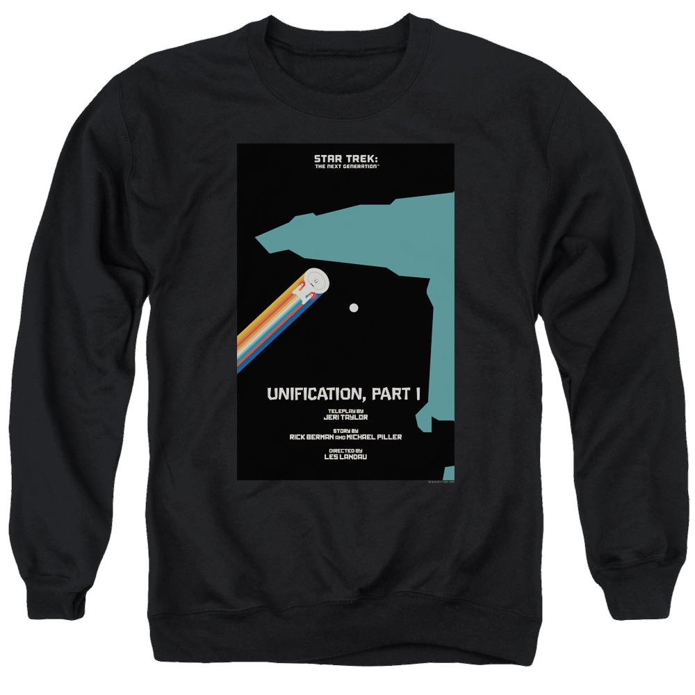 Star Trek The Next Generation Tng S5 Ep7 - Men's Crewneck Sweatshirt Men's Crewneck Sweatshirt Star Trek   