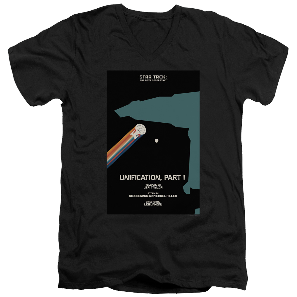 Star Trek The Next Generation Tng Season 5 Episode 7 - Men's V-Neck T-Shirt Men's V-Neck T-Shirt Star Trek   