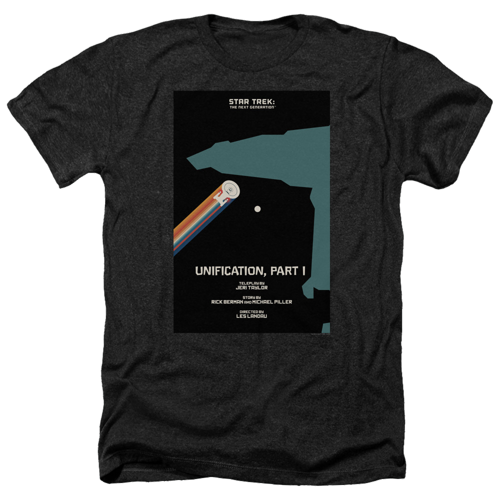 Star Trek The Next Generation Tng Season 5 Episode 7 - Men's Heather T-Shirt Men's Heather T-Shirt Star Trek   