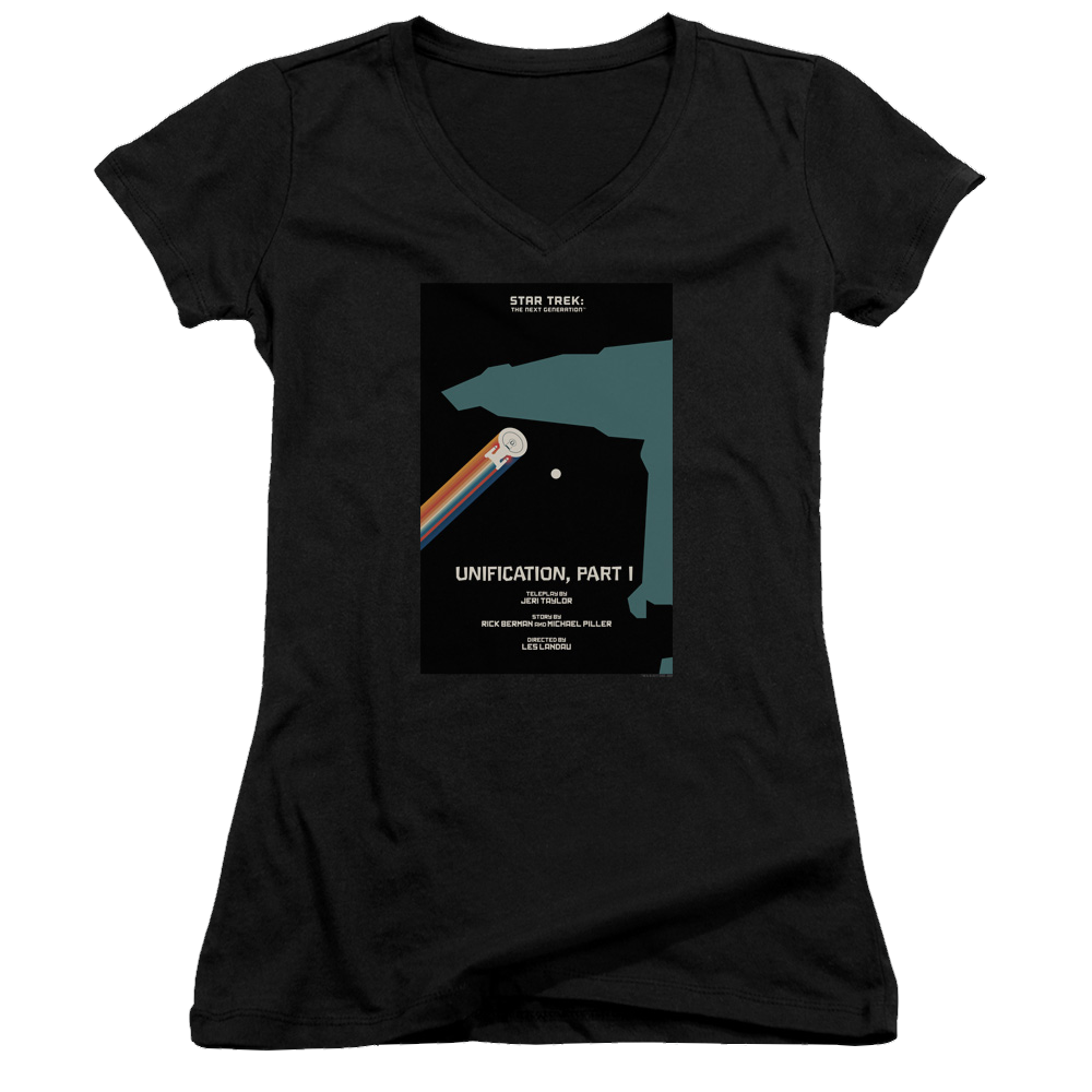 Star Trek The Next Generation Tng Season 5 Episode 7 - Juniors V-Neck T-Shirt Juniors V-Neck T-Shirt Star Trek   