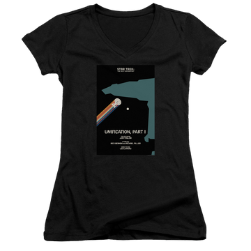 Star Trek The Next Generation Tng Season 5 Episode 7 - Juniors V-Neck T-Shirt Juniors V-Neck T-Shirt Star Trek   