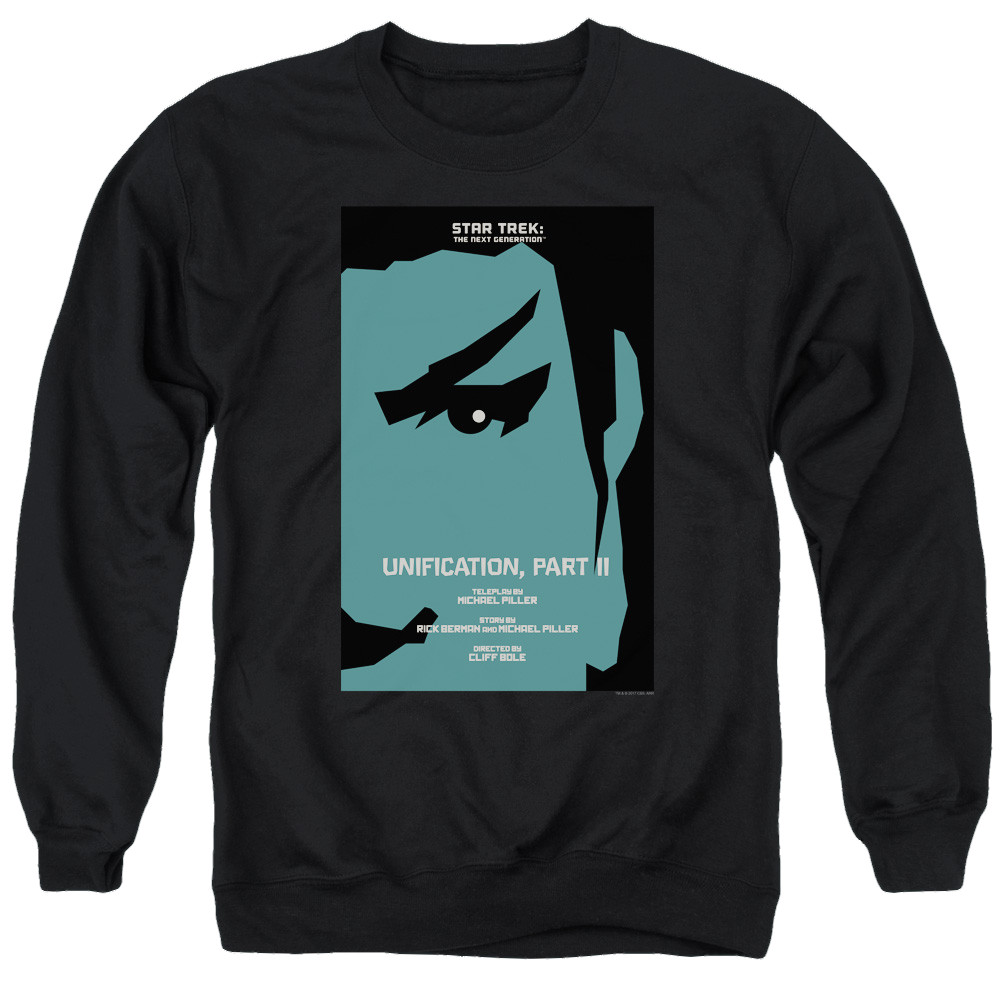Star Trek The Next Generation Tng S5 Ep8 - Men's Crewneck Sweatshirt Men's Crewneck Sweatshirt Star Trek   