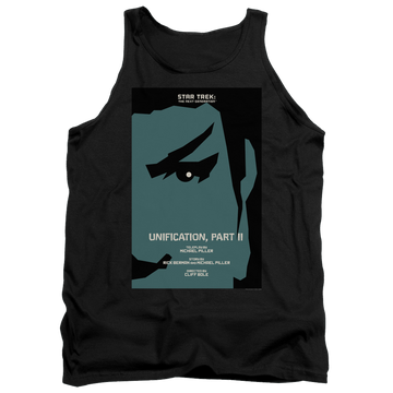 Black men's tank with Star Trek The Next Generation Tng Season 5 Episode 8 graphic