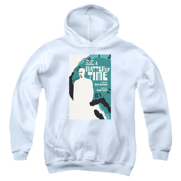 White youth hoodie for ages 8 to 12 with Star Trek The Next Generation Tng Season 5 Episode 9 graphic