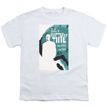 White youth t-shirt for ages 8 to 12 with Star Trek The Next Generation Tng Season 5 Episode 9 graphic