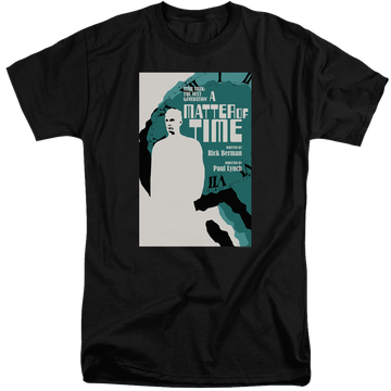 Black men's tall fit t-shirt with Star Trek The Next Generation Tng Season 5 Episode 9 graphic