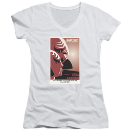 Star Trek The Next Generation Tng Season 5 Episode 10 - Juniors V-Neck T-Shirt Juniors V-Neck T-Shirt Star Trek   