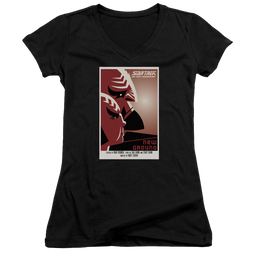 Star Trek The Next Generation Tng Season 5 Episode 10 - Juniors V-Neck T-Shirt Juniors V-Neck T-Shirt Star Trek   