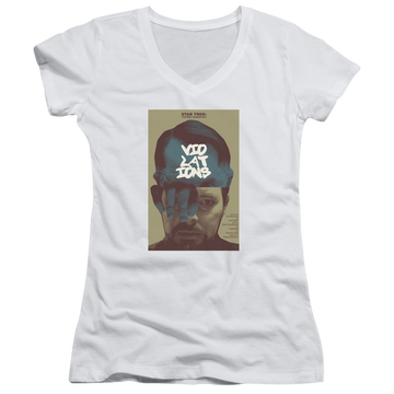 Star Trek The Next Generation Tng Season 5 Episode 12 - Juniors V-Neck T-Shirt Juniors V-Neck T-Shirt Star Trek   