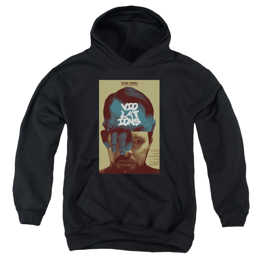Star Trek The Next Generation Tng Season 5 Episode 12 - Youth Hoodie Youth Hoodie (Ages 8-12) Star Trek   