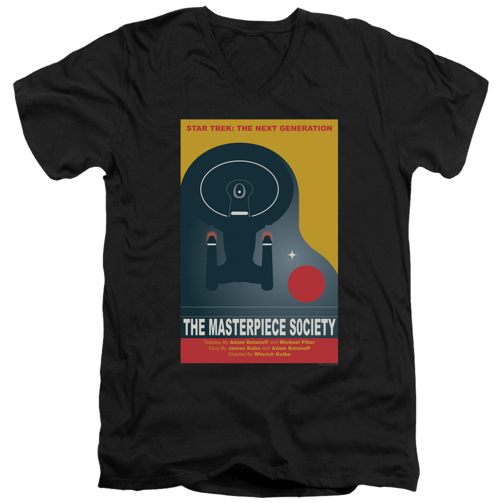 Star Trek The Next Generation Tng Season 5 Episode 13 - Men's V-Neck T-Shirt Men's V-Neck T-Shirt Star Trek   