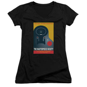 Star Trek The Next Generation Tng Season 5 Episode 13 - Juniors V-Neck T-Shirt Juniors V-Neck T-Shirt Star Trek   