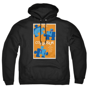 Black pullover hoodie with Star Trek The Next Generation Tng Season 5 Episode 14 graphic