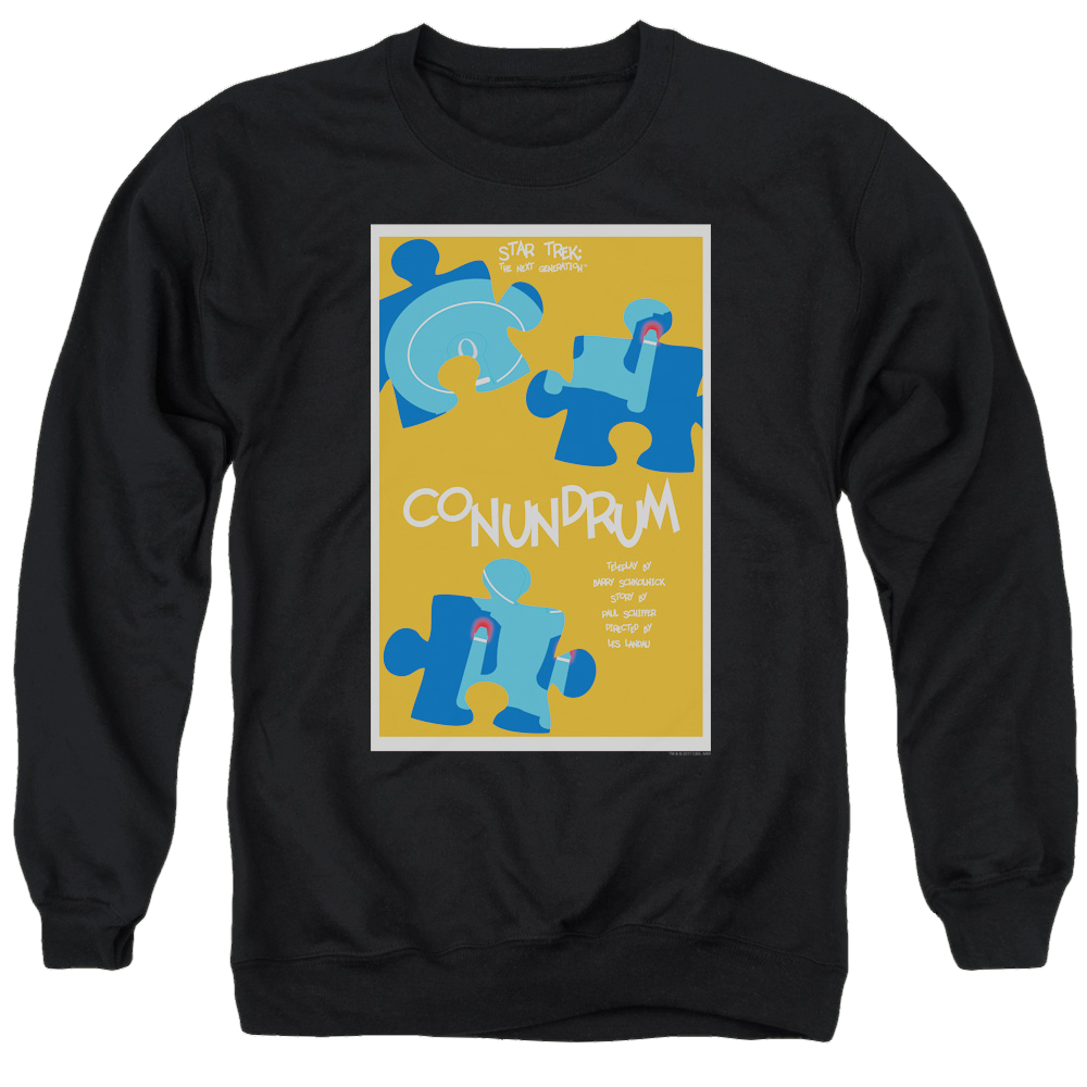 Star Trek The Next Generation Tng S5 Ep14 - Men's Crewneck Sweatshirt Men's Crewneck Sweatshirt Star Trek   