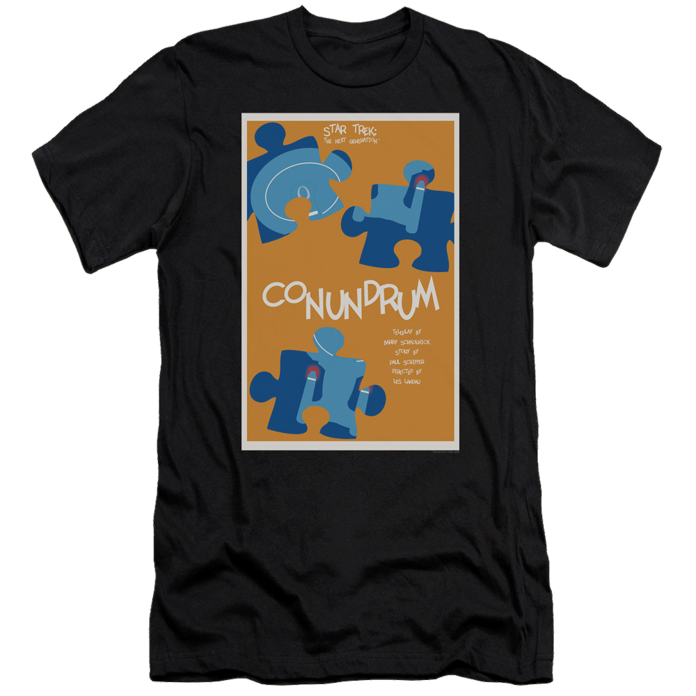 Star Trek The Next Generation Tng Season 5 Episode 14 - Men's Premium Slim Fit T-Shirt Men's Premium Slim Fit T-Shirt Star Trek   