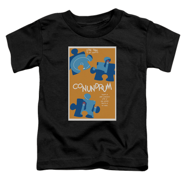 Black toddler t-shirt with Star Trek The Next Generation Tng Season 5 Episode 14 graphic