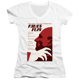 Star Trek The Next Generation Tng Season 5 Episode 15 - Juniors V-Neck T-Shirt Juniors V-Neck T-Shirt Star Trek   