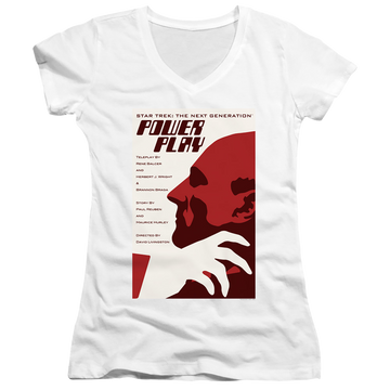 Star Trek The Next Generation Tng Season 5 Episode 15 - Juniors V-Neck T-Shirt Juniors V-Neck T-Shirt Star Trek   