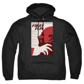Black pullover hoodie with Star Trek The Next Generation Tng Season 5 Episode 15 graphic