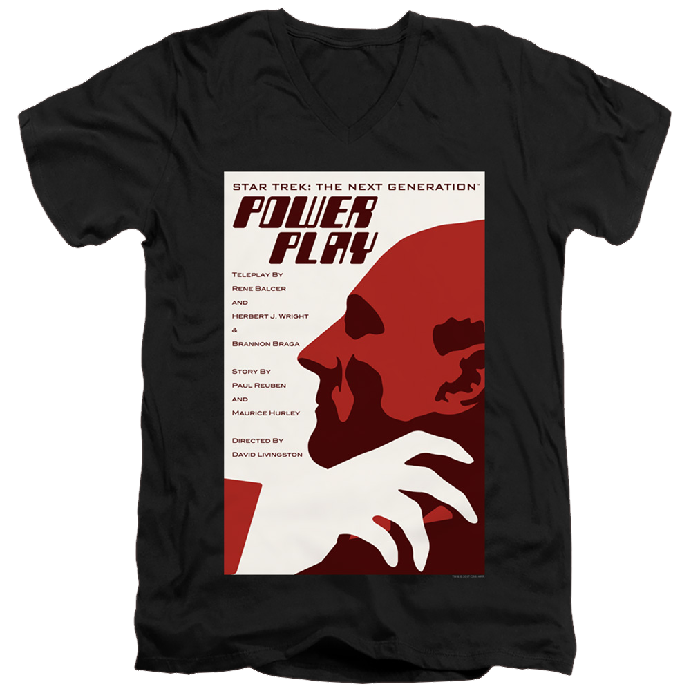 Star Trek The Next Generation Tng Season 5 Episode 15 - Men's V-Neck T-Shirt Men's V-Neck T-Shirt Star Trek   
