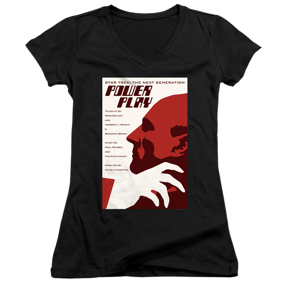 Star Trek The Next Generation Tng Season 5 Episode 15 - Juniors V-Neck T-Shirt Juniors V-Neck T-Shirt Star Trek   