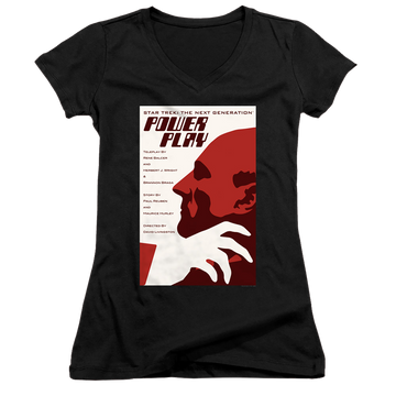 Star Trek The Next Generation Tng Season 5 Episode 15 - Juniors V-Neck T-Shirt Juniors V-Neck T-Shirt Star Trek   