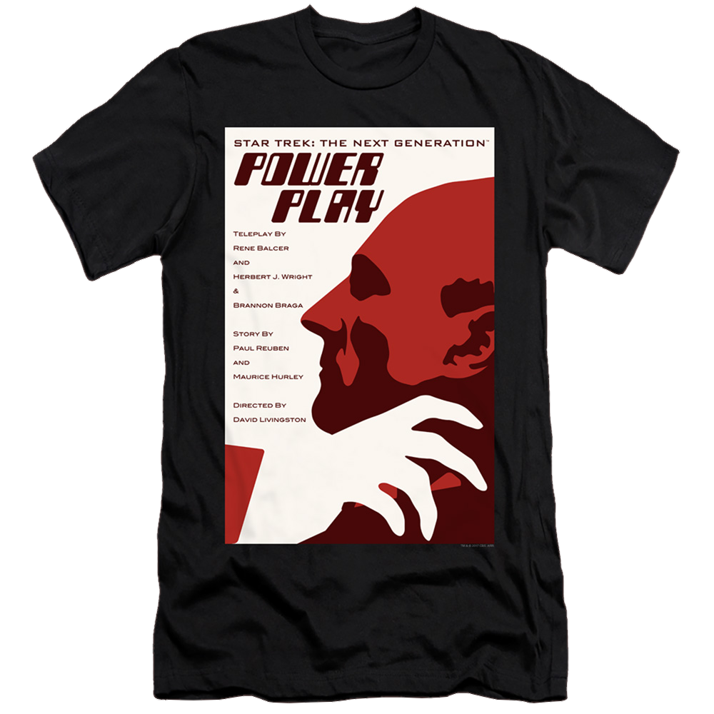 Star Trek The Next Generation Tng Season 5 Episode 15 - Men's Premium Slim Fit T-Shirt Men's Premium Slim Fit T-Shirt Star Trek   